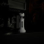 graphics card stand Metal Core White