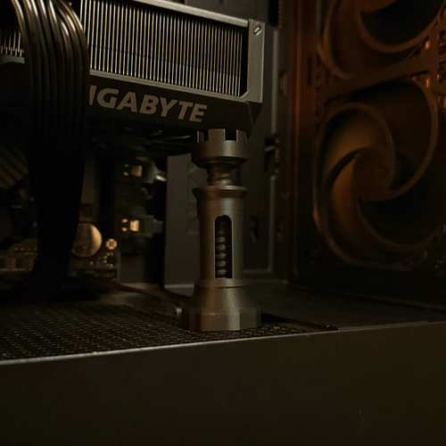 graphics card stand Full Plastic Black
