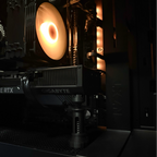 graphics card stand Full Plastic Black