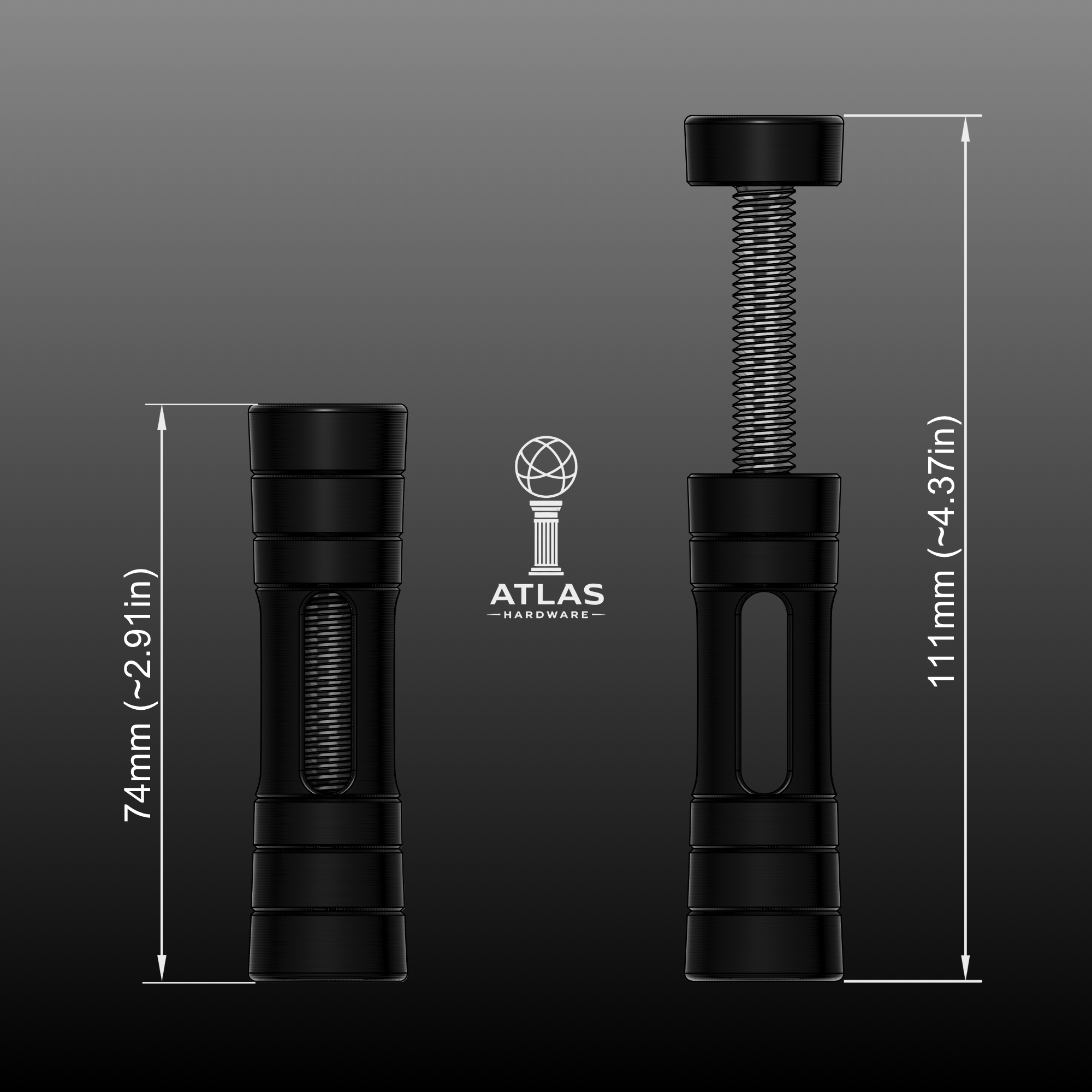 Premium GPU Support Stand — Roman Pillar